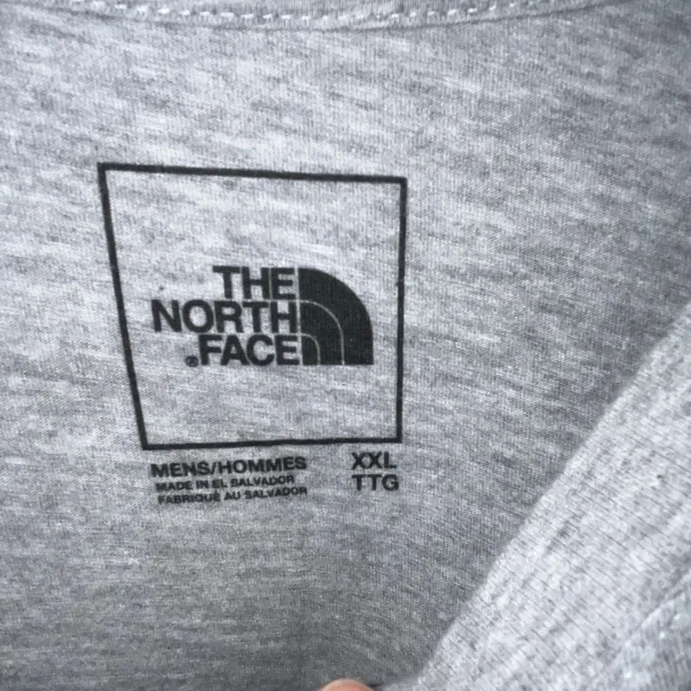 The North Face Men's Gray Heather Short-Sleeve Half‎ Dome Crew Neck T-Shirt XXL